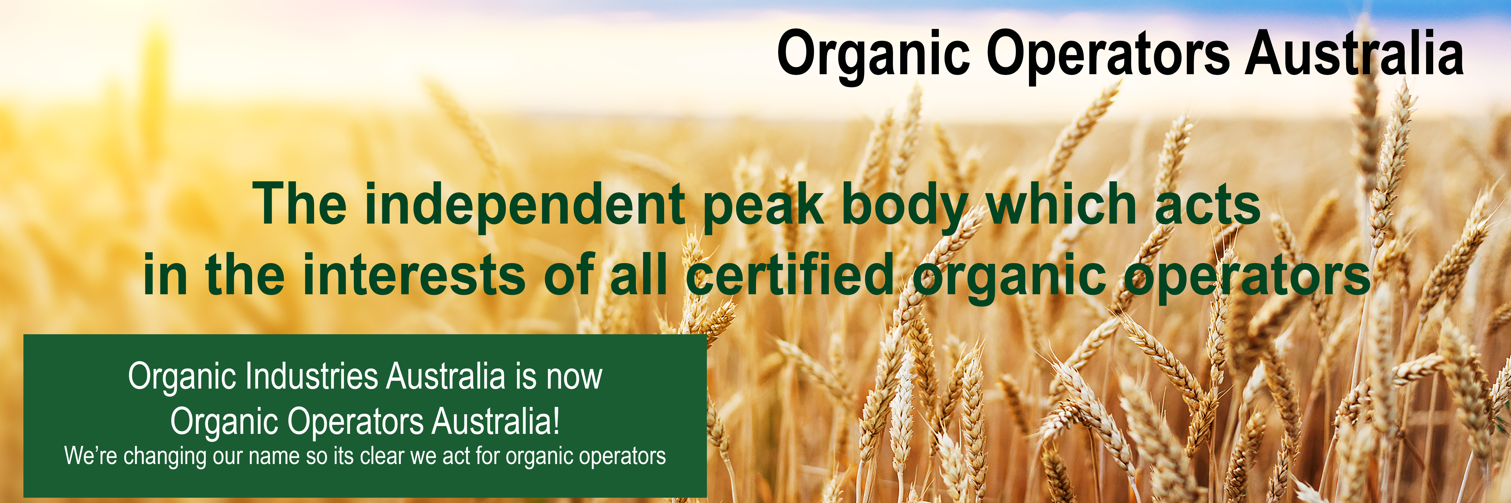 Organic Operators Australia